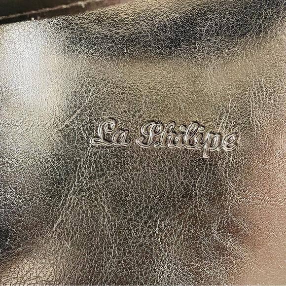 VTG La Philipe 1980’s Black Leather Laptop Portfolio Messenger Bag - Picture 6 of 15